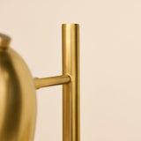 Horton 158cm Metal Floor Lamp - Gold - Laura James