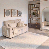 Hugo 2 Seater Sofa Bed - Warm Taupe - Laura James 