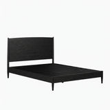 Ida Double Wooden Bed - Black Oak - Laura James 