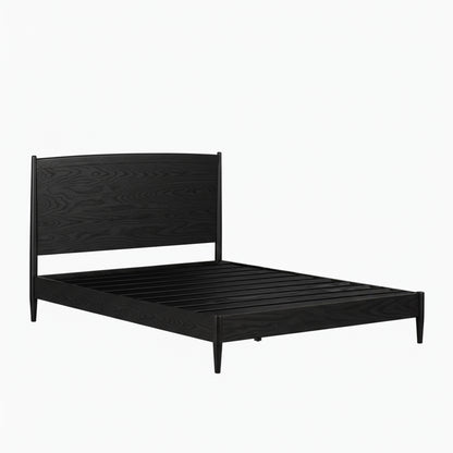 Ida Double Wooden Bed - Black Oak - Laura James 