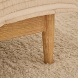 Ida Double Wooden Bed - Whitewash Oak - Laura James