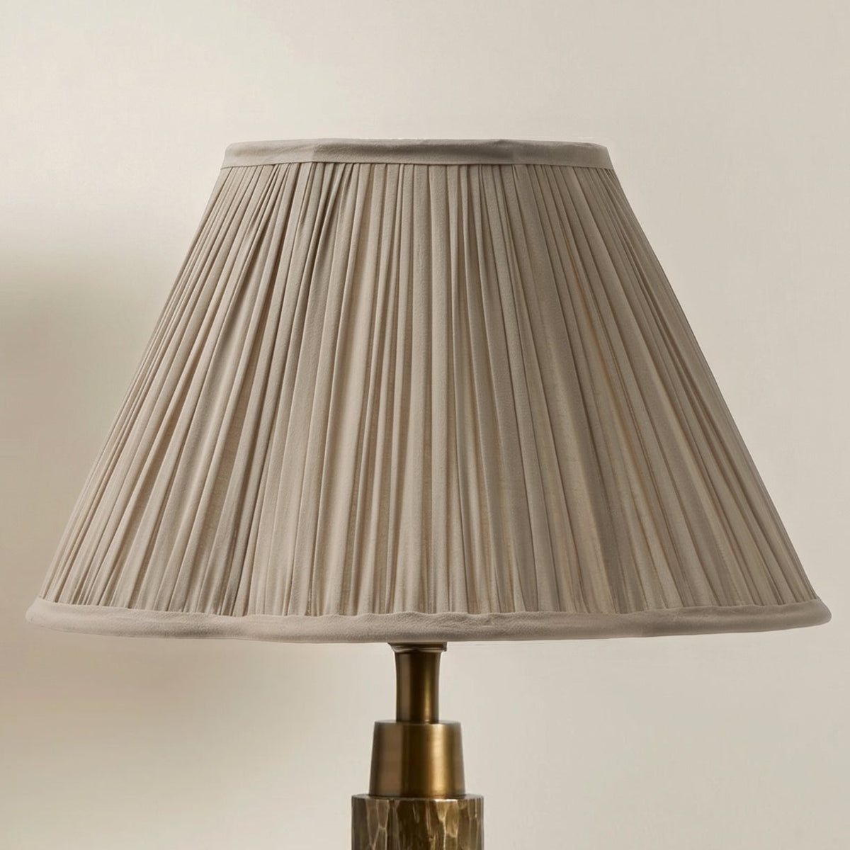 Radley 40cm Gathered Lamp Shade - Taupe