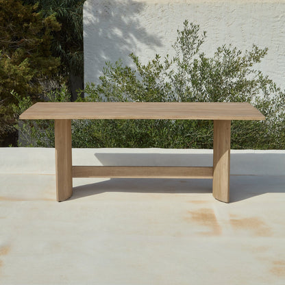 Imani Wooden Garden Coffee Table - Light Brush Acacia - Laura James
