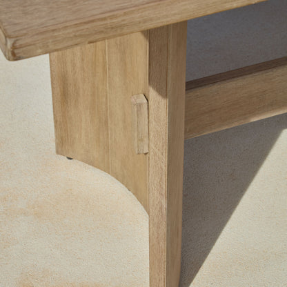 Imani Wooden Garden Coffee Table - Light Brush Acacia - Laura James