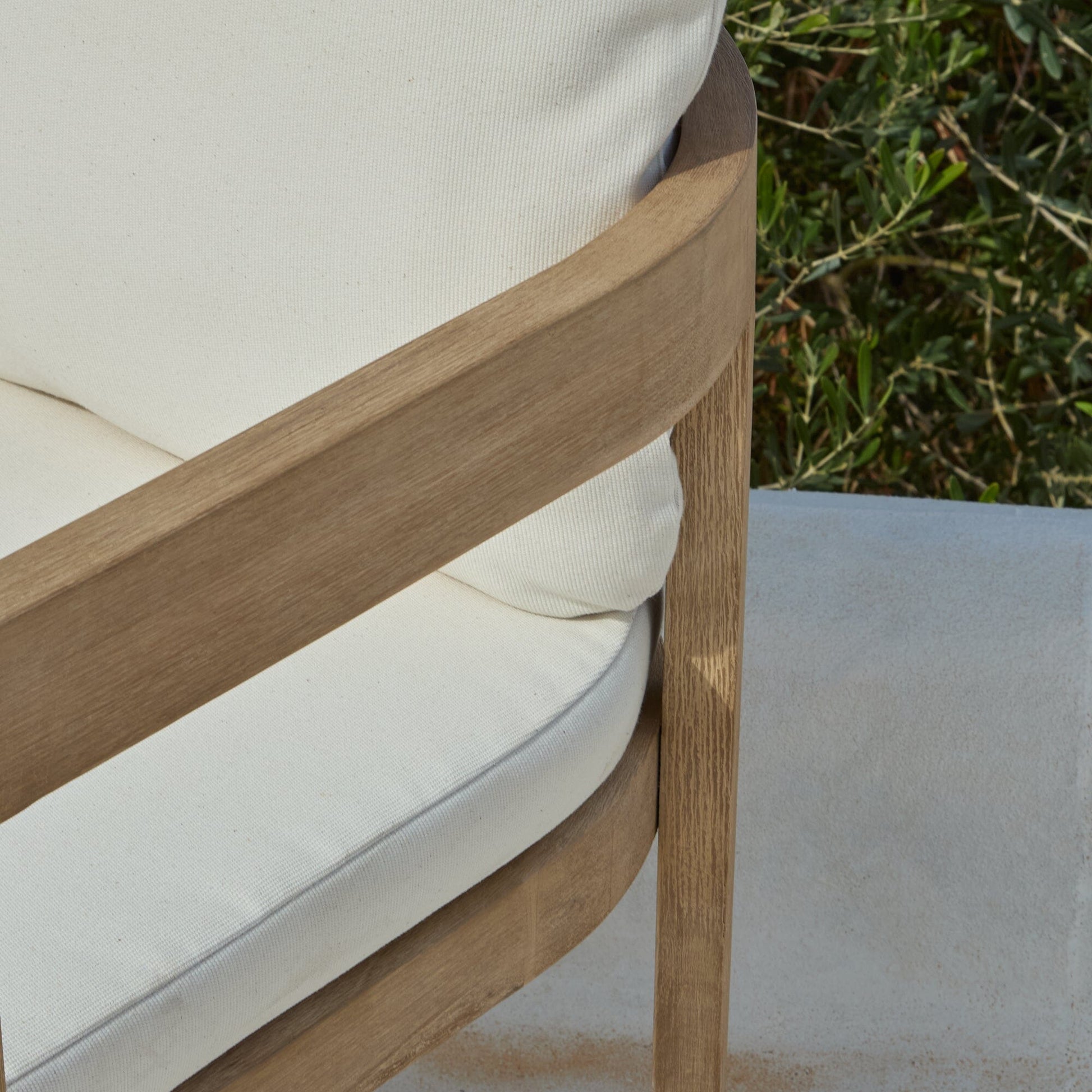 Imani Garden Dining Chair Cushion Covers - Linen - Laura James