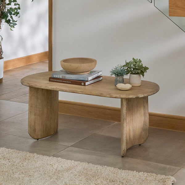 Imogen Chalked Mango Wood Coffee Table – Laura James