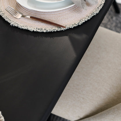 Imogen Jet Black Mango Wood Rectangular Dining Table - 190cm - Laura James