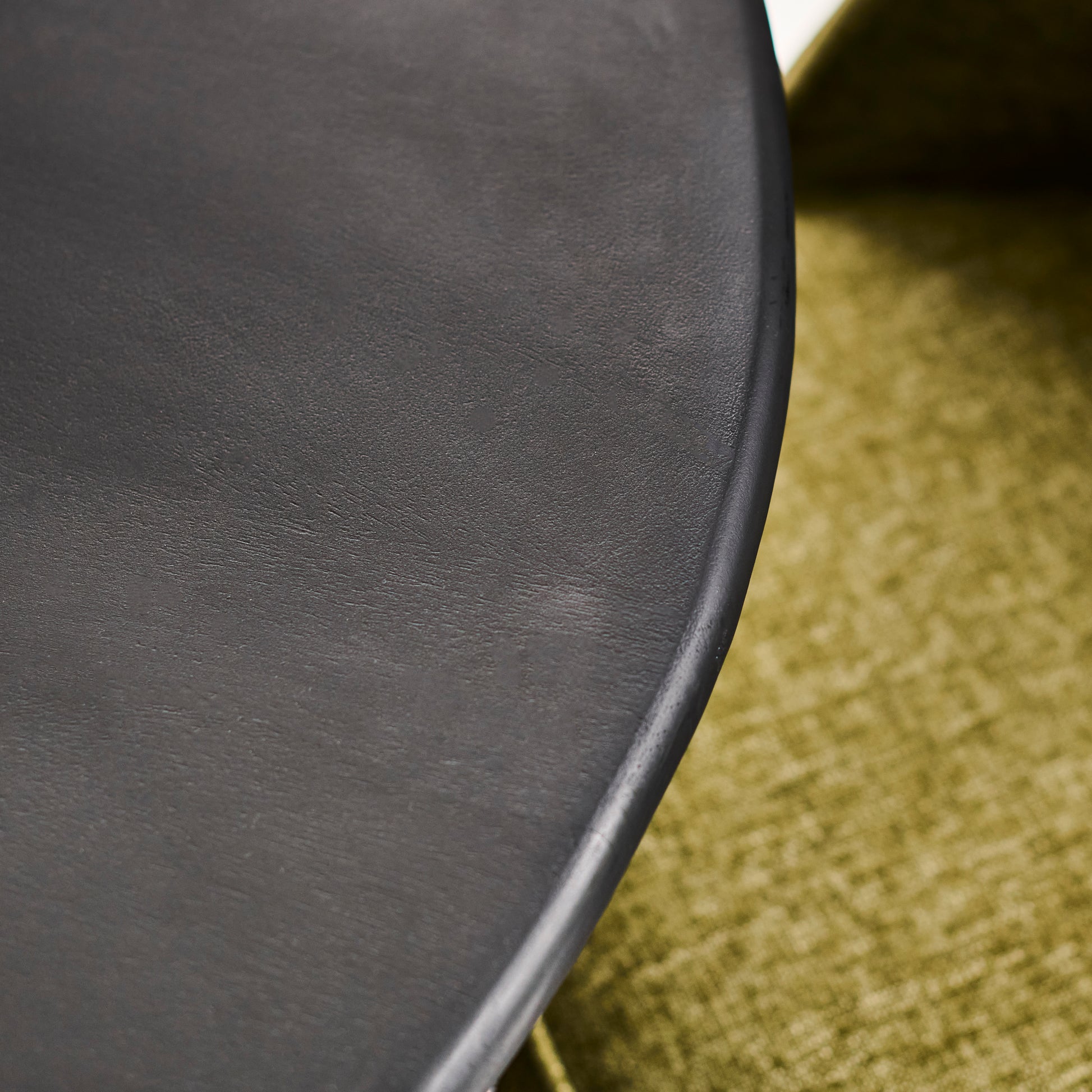 Imogen 190cm Black Mango Wood Dining Table Set  - 6 Seater - Marilyn Moss Green Dining Chairs - Black Legs - Laura James