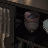 Indiana Black Metal 2 Door Sideboard - 80cm - Laura James