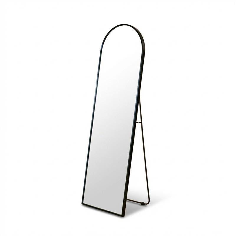 Ingham 145x45cm LED Arch Mirror - Black - Laura James