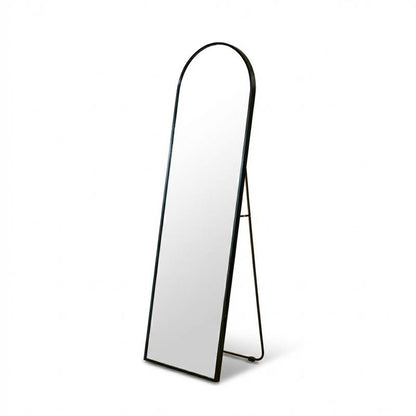 Ingham 145x45cm LED Arch Mirror - Black - Laura James
