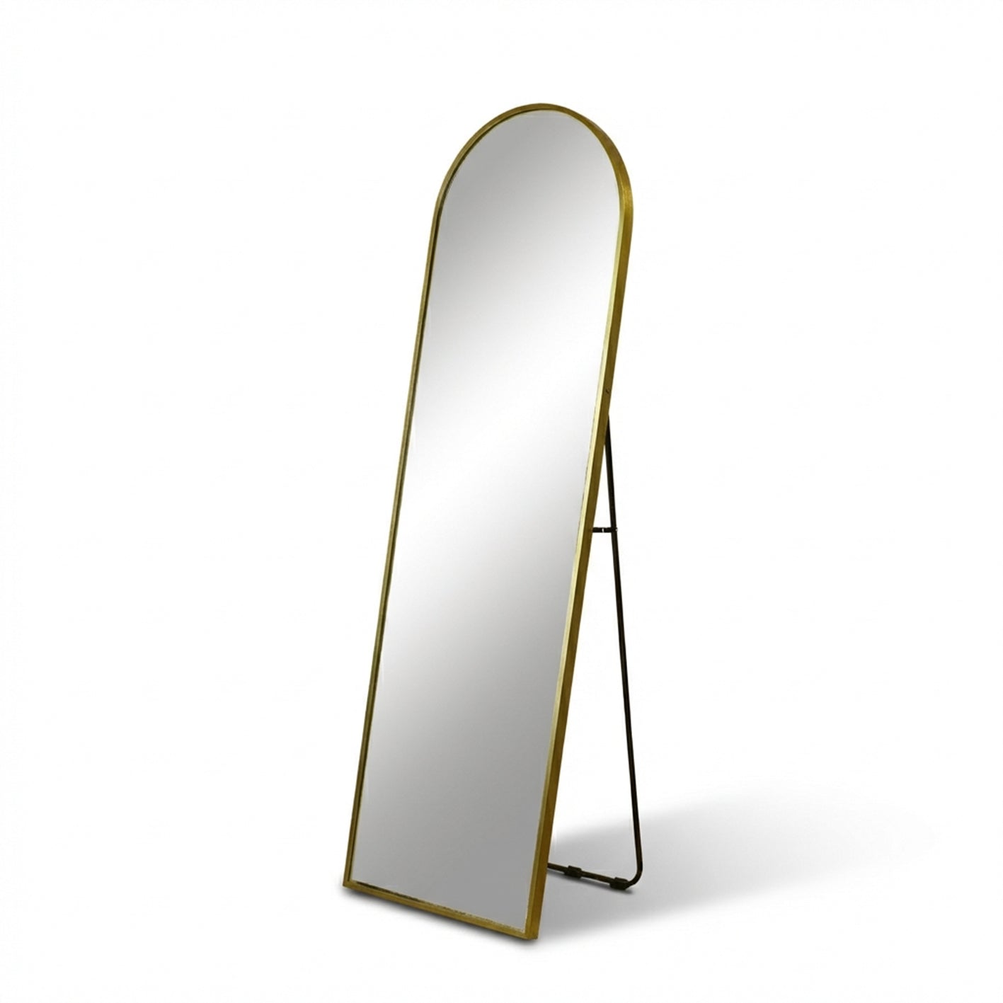 Ingham 145x45cm LED Arch Mirror - Gold - Laura James