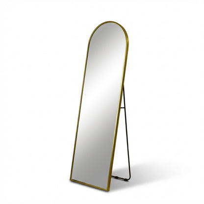 Ingham 145x45cm LED Arch Mirror - Gold - Laura James