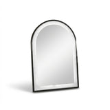 Ingham 65x45cm LED Arch Bathroom Mirror - Black - Laura James