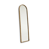 Ingham 140x40cm Wooden Arch Mirror - Natural - Laura James 