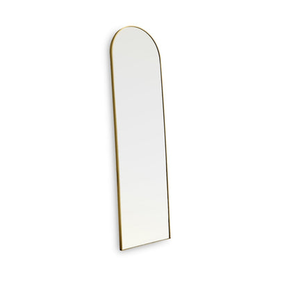 Ingham 170x50cm Full Length Arch Mirror  - Gold - Laura James 