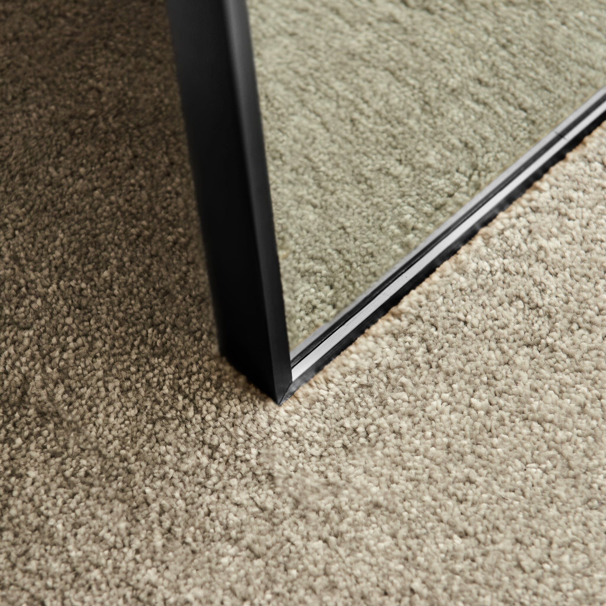 Ingham 180x90cm Metal Arch Floor Mirror - Black - Laura James 