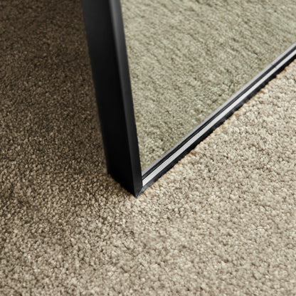 Ingham 180x90cm Metal Arch Floor Mirror - Black - Laura James 