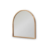 Ingham 70x70cm Wooden Arch Mirror - Natural - Laura James 