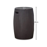 Jabari Small Black Side Table - Laura James 