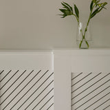 Jack Extending Radiator Cover - White - Laura James

