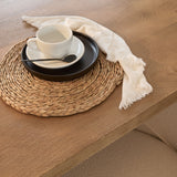 Jade Mango Wood Dining Table - Rectangular - Black Legs