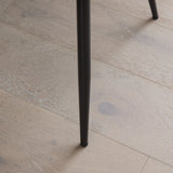 Cleo Soft Beige Dining Chairs - Set of 2 - Black Legs - Laura James 