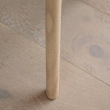 Ellis Soft Beige Dining Chairs - Set of 2 - Whitewash Oak Legs