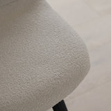 Ellis Light Beige Dining Chairs with Black Legs - Set Of 2 - Laura James