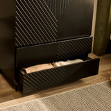 Jack Double Wardrobe - Black - Laura James