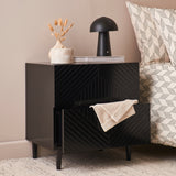 Jack Bedside Table - Black - Laura James 