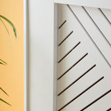 Jack Large Radiator Cover - White - Laura James