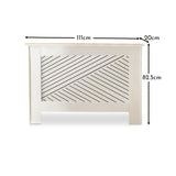 Jack Medium Radiator Cover - White - Laura James 