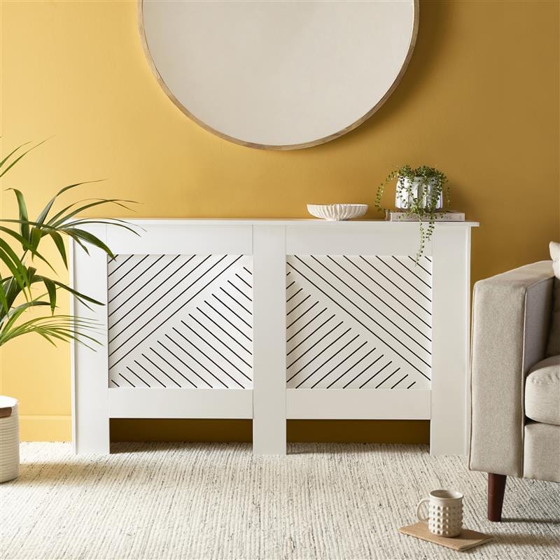 Jack Medium Radiator Cover - White- Laura James 