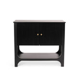 Jade 2 Door Small Sideboard - Black