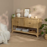 Jade 4 Door Sideboard - Chalked Mango Wood - Laura James