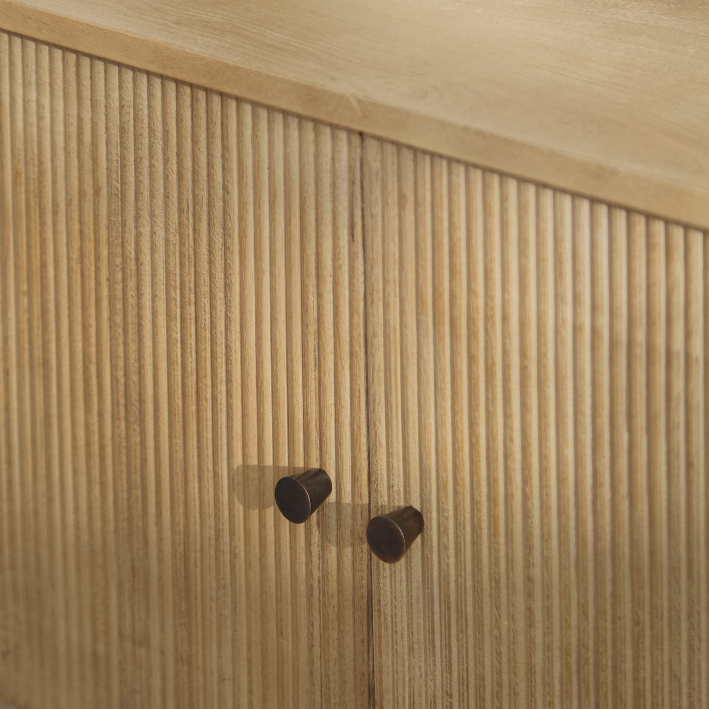 Jade 4 Door Sideboard - Chalked Mango Wood - Laura James