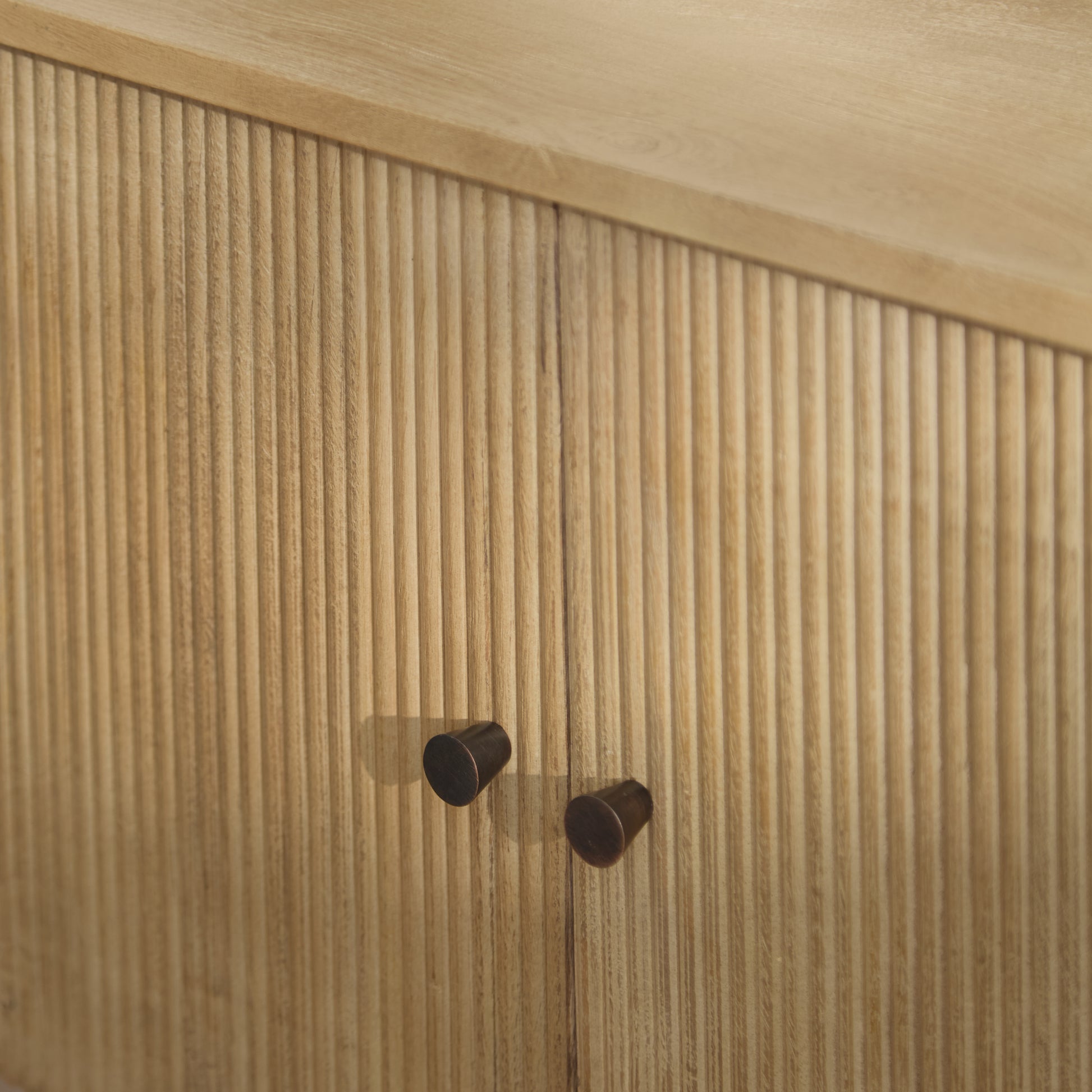 Jade 4 Door Sideboard - Chalked Mango Wood - Laura James