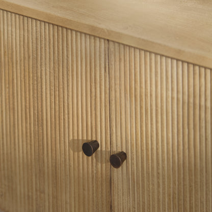 Jade 4 Door Sideboard - Chalked Mango Wood - Laura James