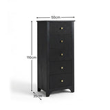 Jade 5 Drawer Tallboy - Laura James
