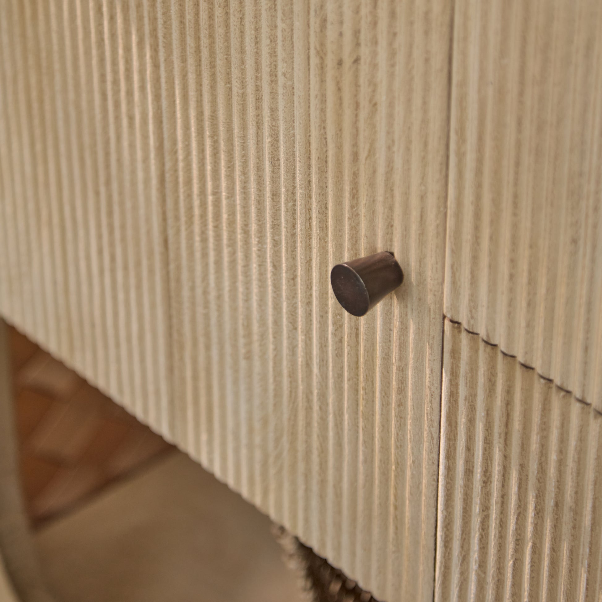 Jade 2 Door 2 Drawer Sideboard - Chalked Mango Wood - Laura James