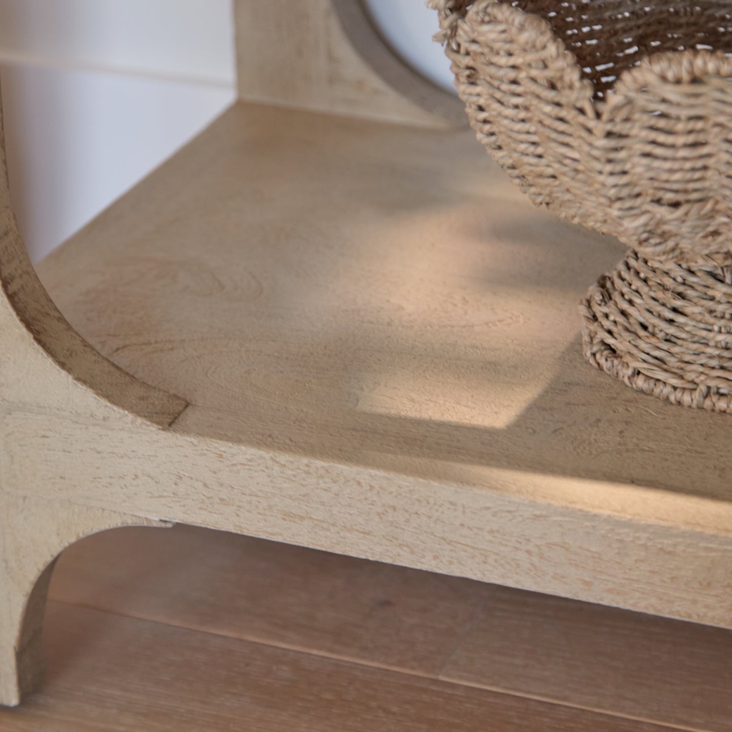 Jade 2 Door 2 Drawer Sideboard - Chalked Mango Wood - Laura James