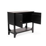 Jade 2 Door Small Sideboard - Black