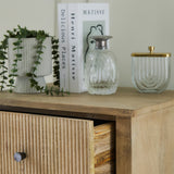 Jade 5 Drawer Tallboy - Chalked Mango Wood - Laura James
