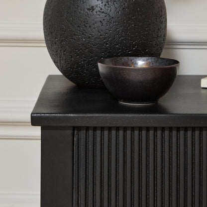 Jade 5 Drawer Tallboy - Jet Black - Laura James