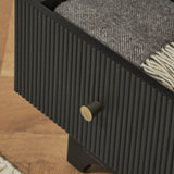 Jade 5 Drawer Tallboy - Jet Black - Laura James