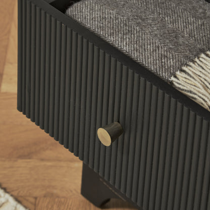 Jade 5 Drawer Tallboy - Jet Black - Laura James