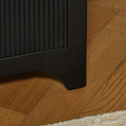 Jade 5 Drawer Tallboy - Jet Black - Laura James