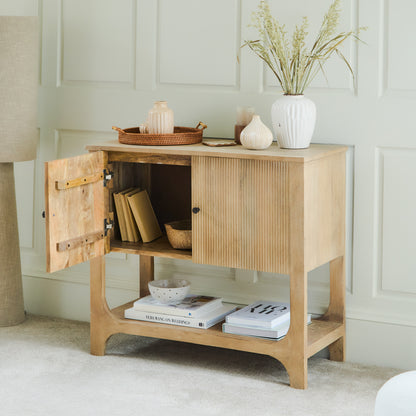 Jade 2 Door Sideboard - Chalked Mango Wood - Laura James