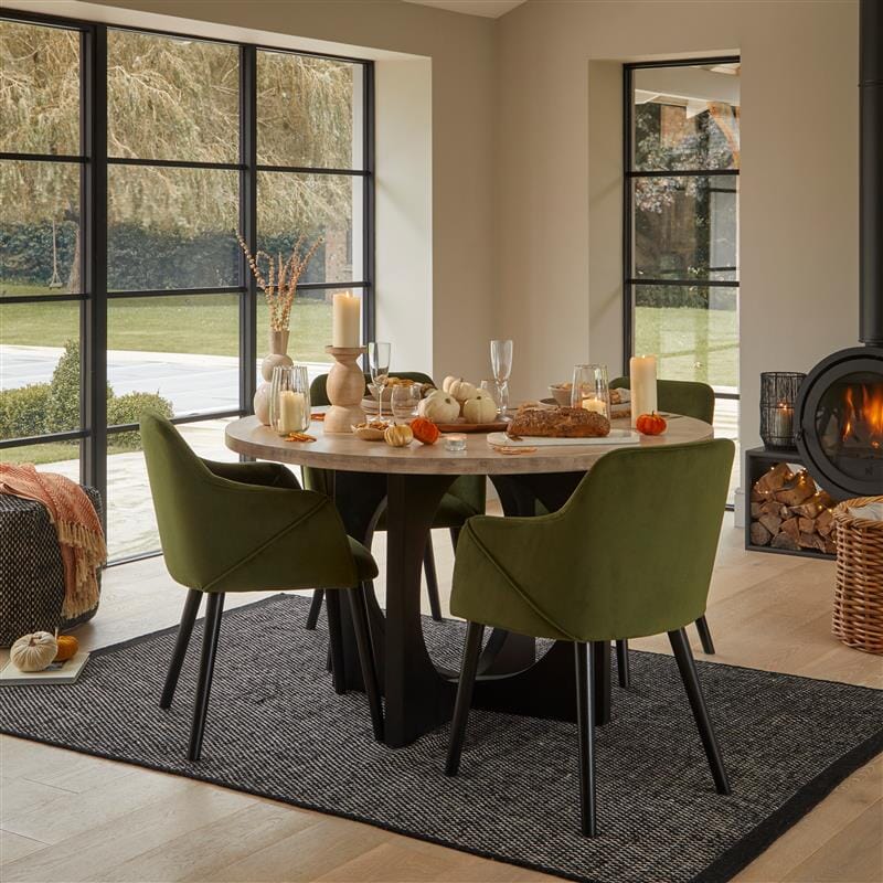 Round Dining Green Dining Room Set Round Table And Chairs Set Of